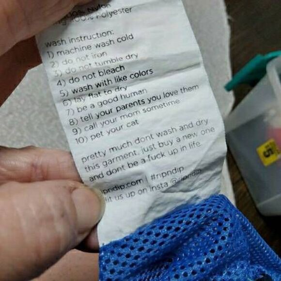 RIPNDIP Must Be Nice Half Zip Anorak Jacket Blue SMALL Unisex - Picture 9 of 9